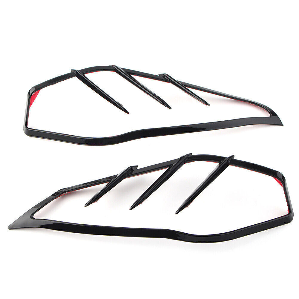 Black Mid-Frame Air Deflector Trim Fit for Harley Electra Tri Glide FLHTC FLHTCUTG Q