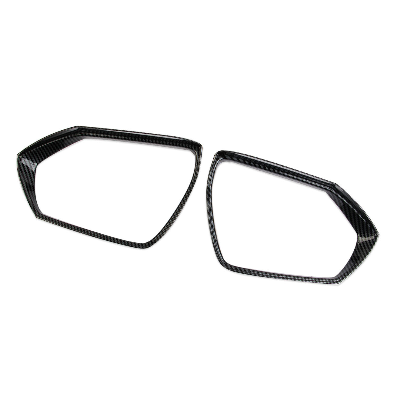 Carbon Fiber Style Side Door Mirror Rain Barrier Cover Trim for Hyundai for Elantra