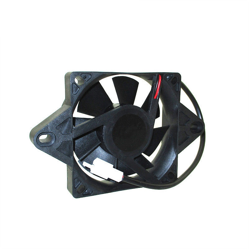 Black Universal Motocross 12V Electric ATV Engine Radiator Cooling Cooler Fan