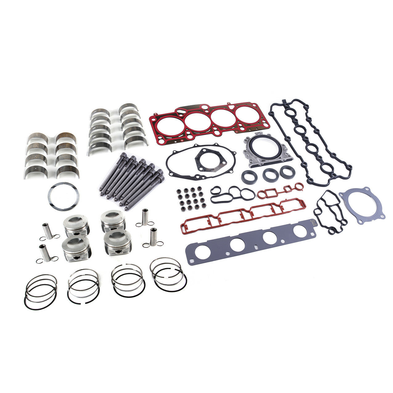 2.0T Engine Head Gaskets Pinstons Rebuilding Kit Fit for VW for Golf for Passat for AUDI for A4 Q