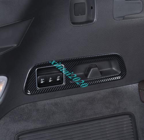 Carbon fiber rear trunk button cover trim for Mercedes-Benz GLS X167 2020 2021
