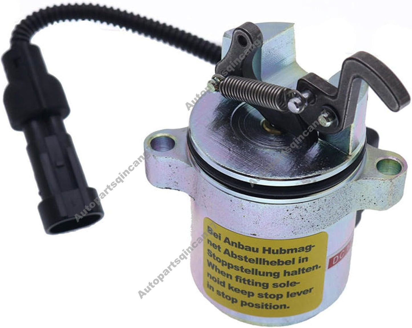 12V Fuel Stop Solenoid ZM 2904956 for Volvo L32 L35 ZL402C ZL502C ZL30B Loader