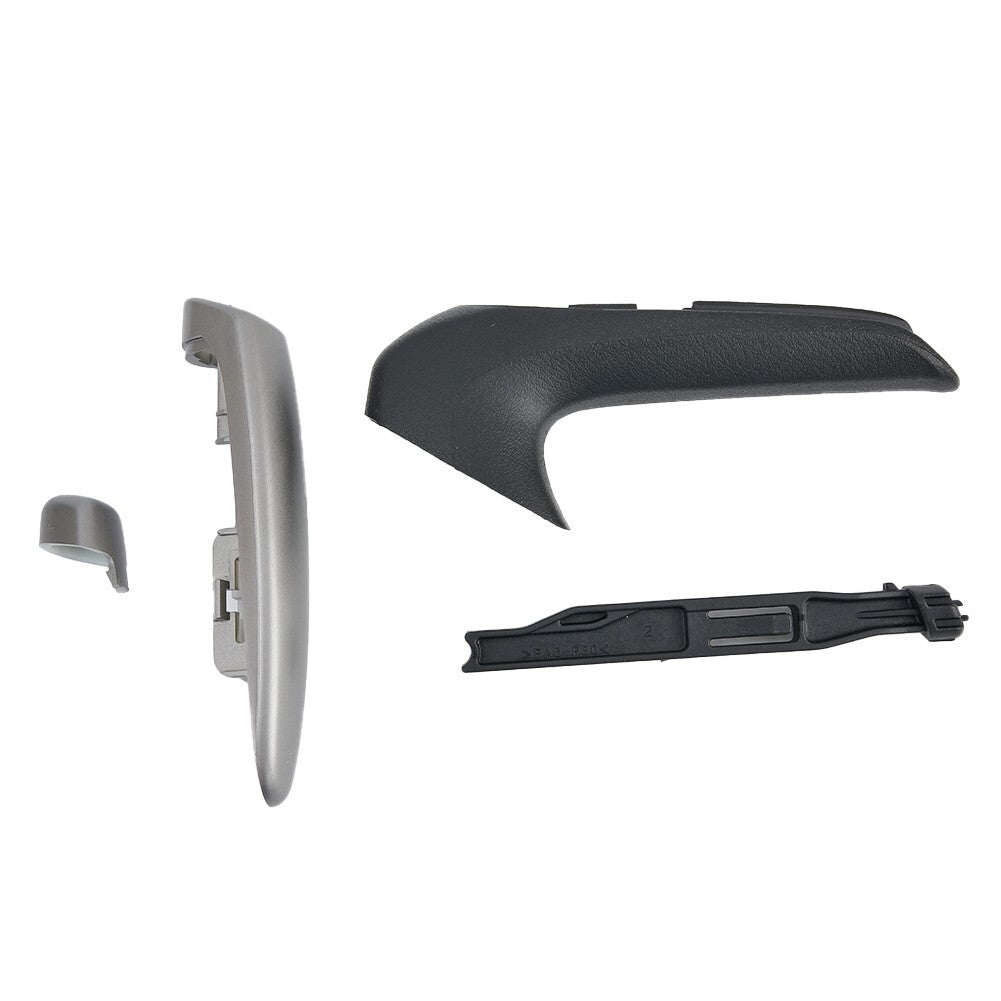 Black and gray handbrake cover, car accessory for Civic 2006-2011.
