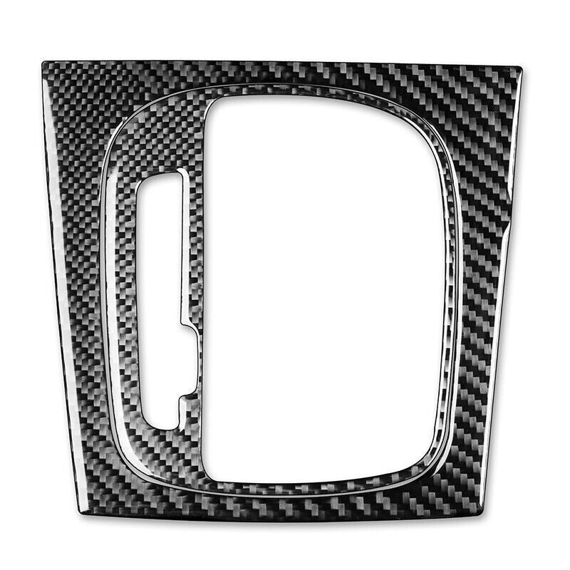 Real Carbon Fiber Car Gear Shift Panel Cover Trim for Audi A3 S3 2006-2007 2PCS