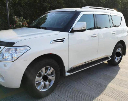 6P for Nissan Armada 2017-2019 Chrome Car Window Visor Vent Shade Sun Rain Guard