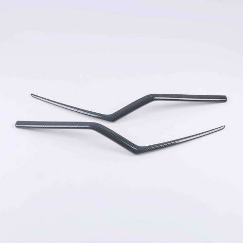 2x for Honda CR-V 2020-22 Carbon Fiber ABS Front Central Grille Cover Strip Trim