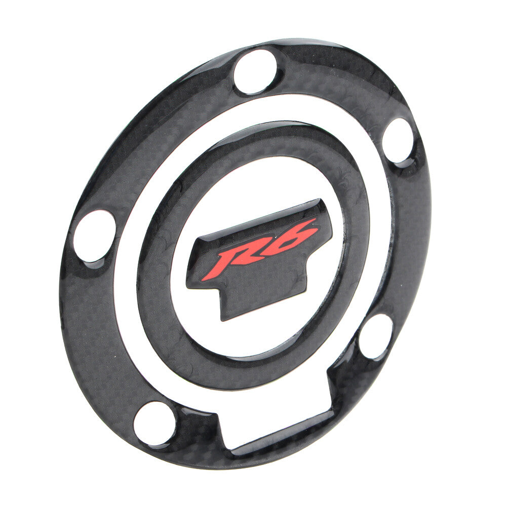 Carbon Fiber For YZF-R6 R6 R6S YZF600 Gas Tank 3D Decal Fuel Cover Sticker
