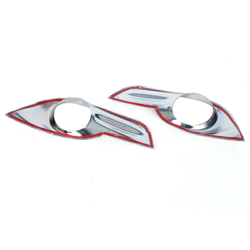 Chrome-plated front fog light trim caps for Nissan Altima 2013-2015