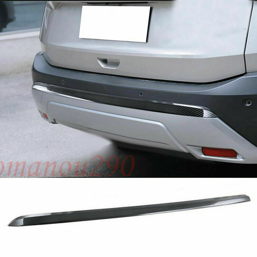 for Nissan Rogue 2021-2023ABS Carbon Fiber FrontRear Bumper Molding Cover Trim