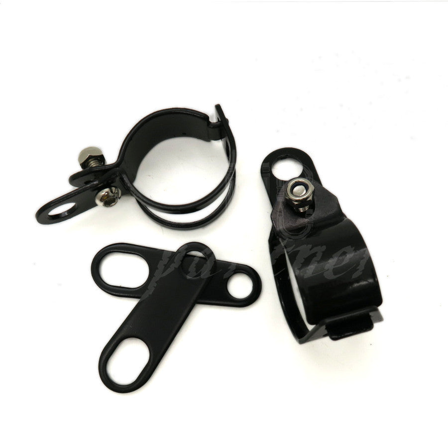 Motorcycle Turn Signal Relocater Holder Fork Clamps Shock Bracket For Cafe Racer Q