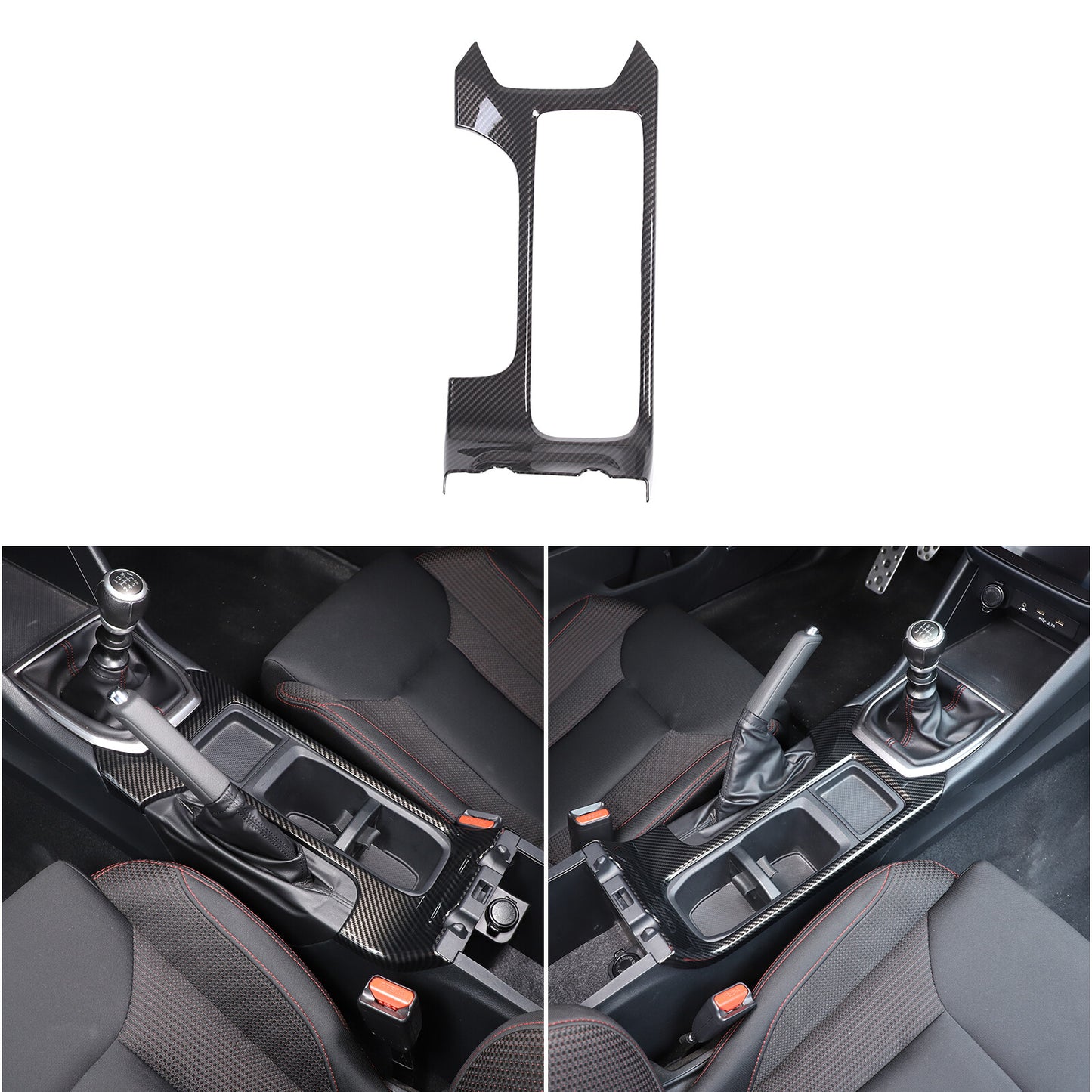 2-Pack Gloss Black Rear Window Shutter Cover Trim for 86/Sub@ru BRZ 2022-up- v