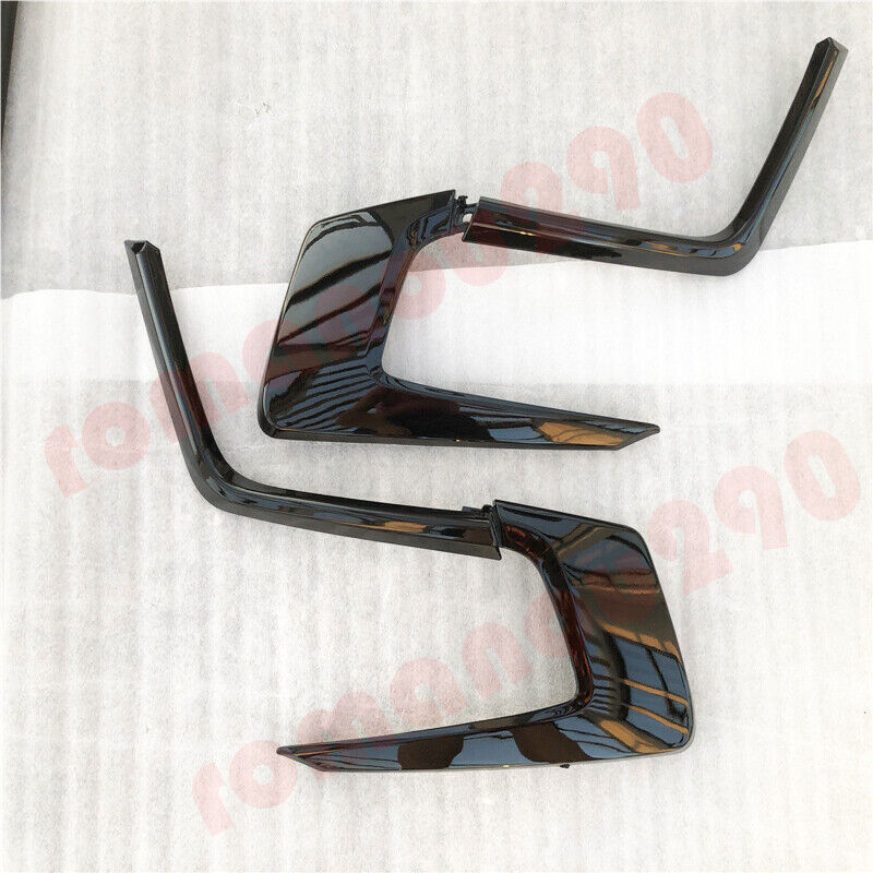for Mitsubishi Outlander Sport RVR 2016-2019 Black Front Bumper Molding Cover 4x