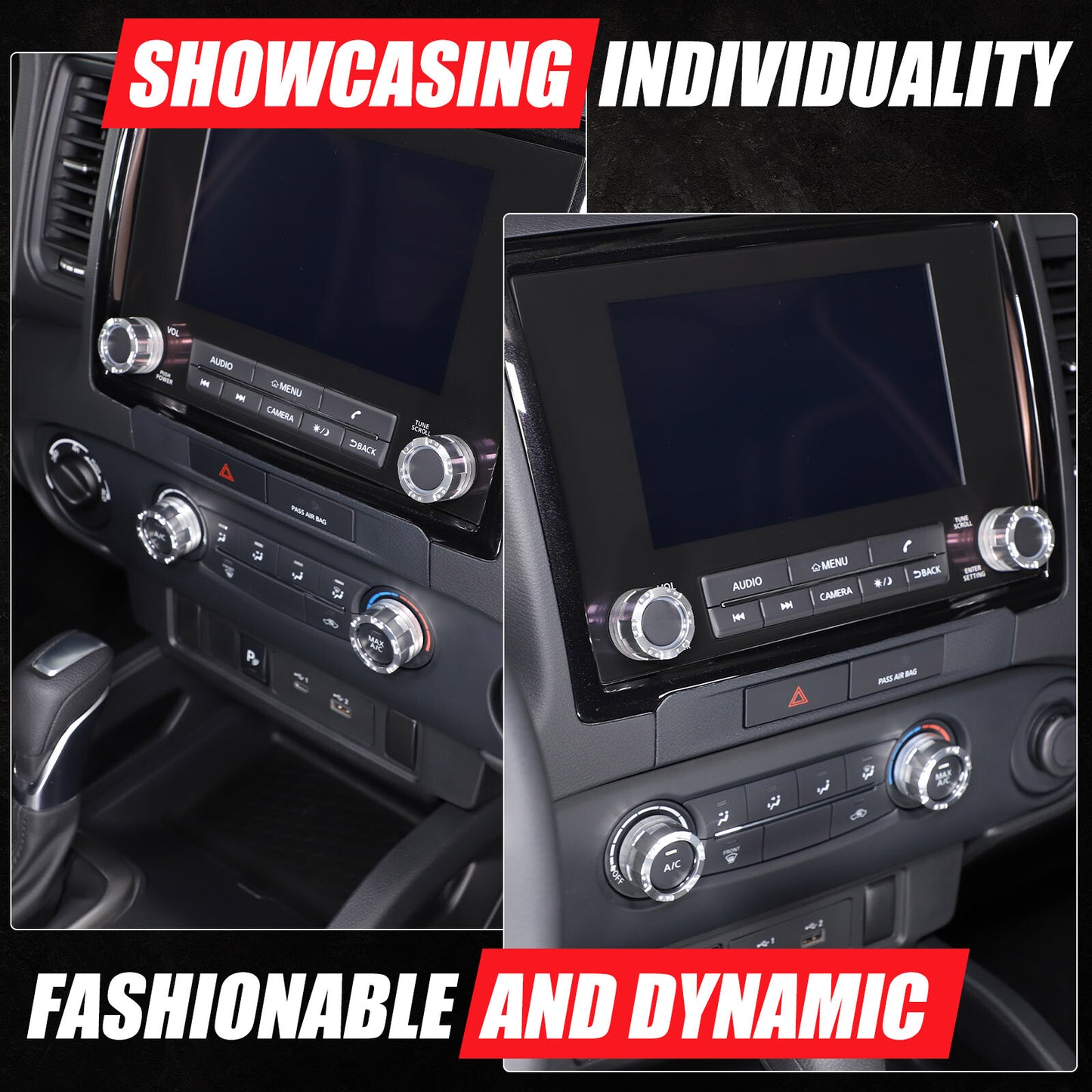 ALUMINUM ENGINE OIL COVER RADIATOR TANK COVER DECORATIVE SET for Corvette C8 20-24- v