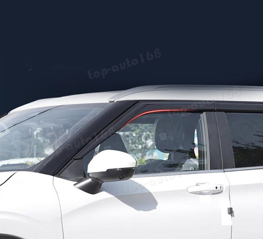 for Mitsubishi Outlander 22-24 Black Window Vent Visor Sun Rain Deflector Guard
