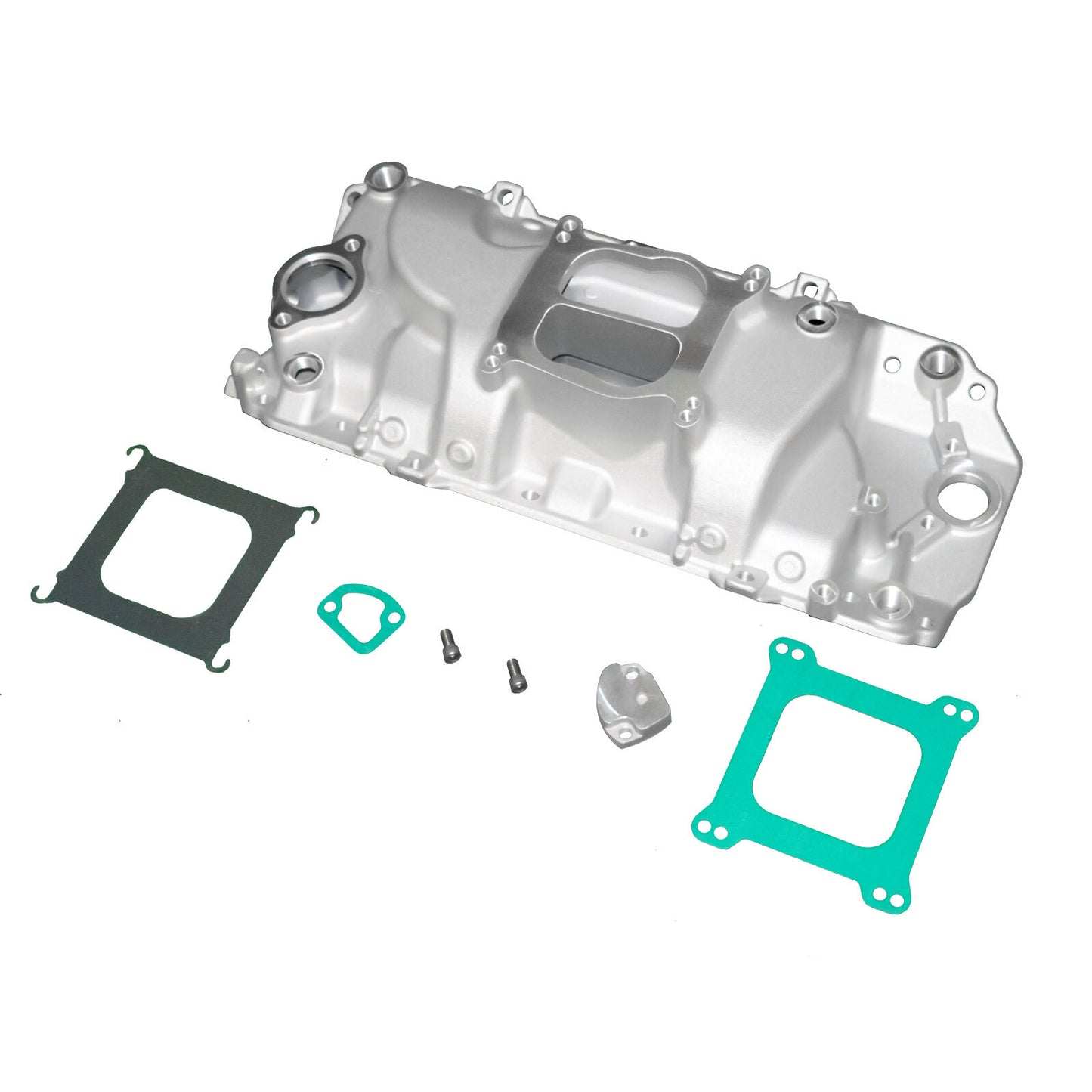 Dual Plane Intake Manifold Oval Ports 396 For BBC Big Block for Chevy 1965-2000 Q