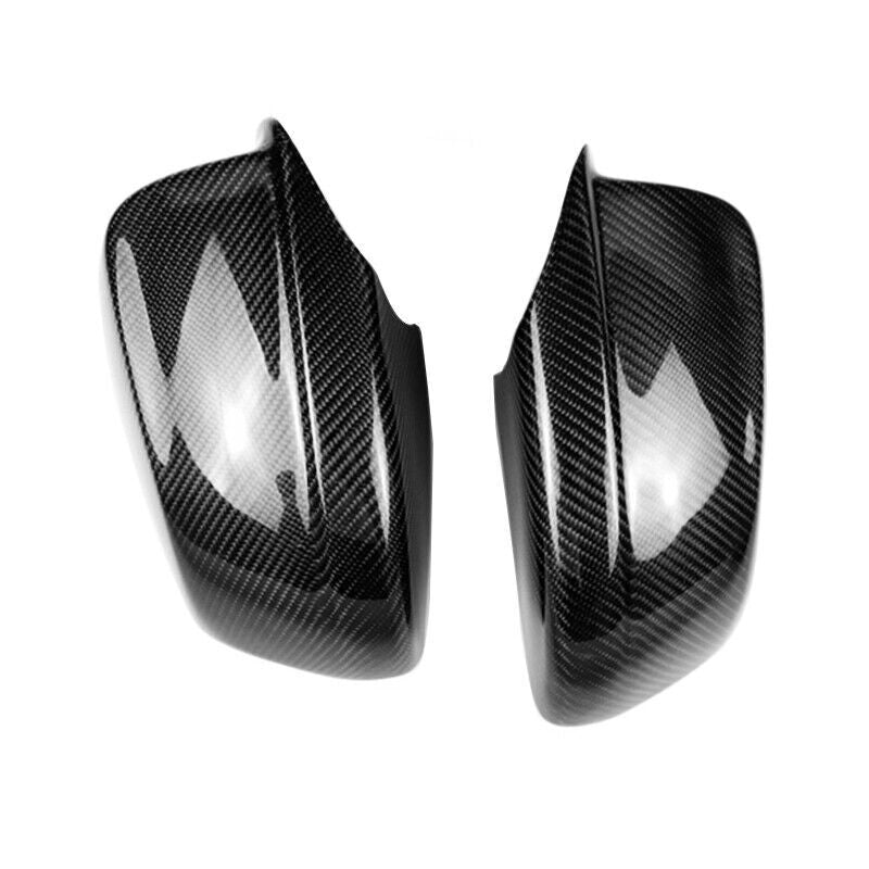 Real Carbon Fiber Car Side Mirror Cover Caps for BMW 5 Series F10 F18 2011-2013
