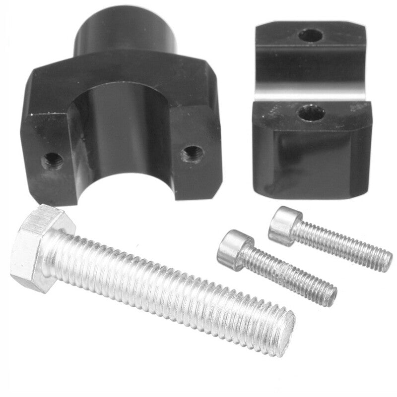 2-piece motorcycle 1-inch handlebar riser mount aluminum alloy suitable for most cruiser Bobber Choppers Q