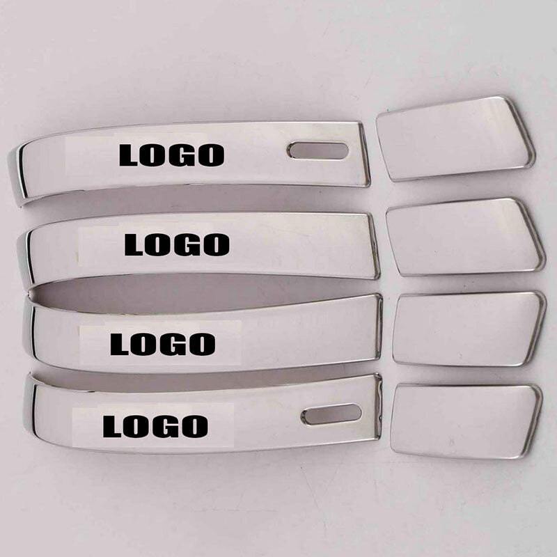 for Volkswagen T-ROC 2018-2021 stainless silvery Door Side Handle Cover Trim 8x