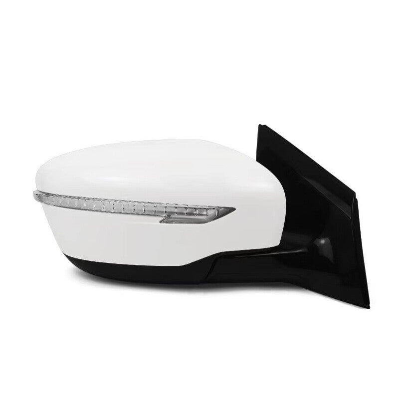1. Dual-side door rearview mirrors, 13-pin white, suitable for Nissan Murano 2015-2019.