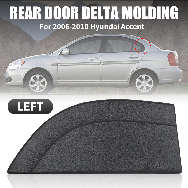 2X Rear Left Right Door Delta Molding 83830-1E000 For 2006-2010 for Hyundai Accent