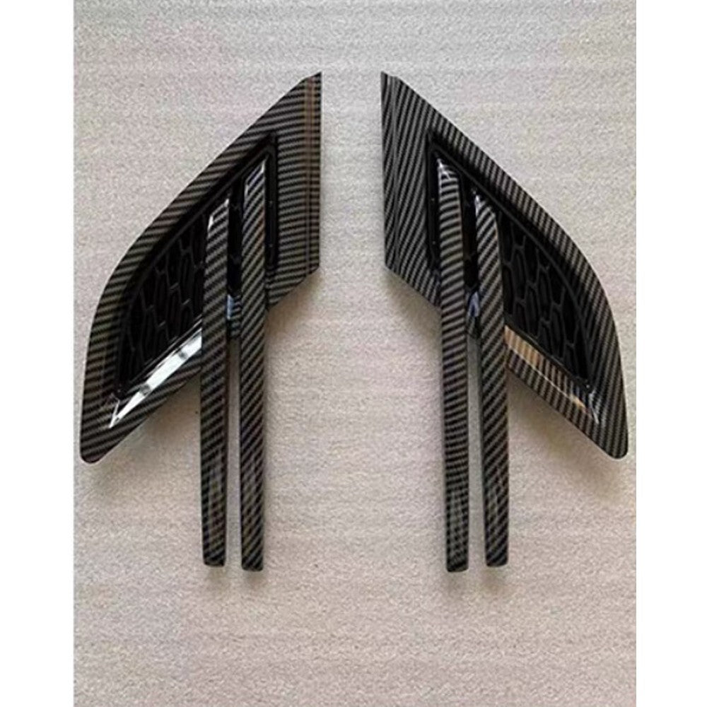 Carbon Fiber Style Side Flares Air Vent Cover Fit for Range Rover Sport 2014-17