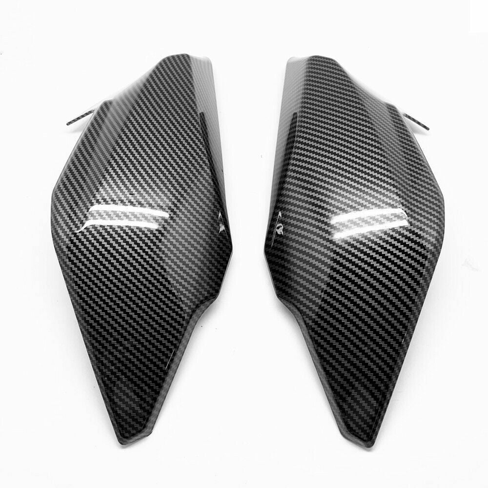 Front Side Tank Gas Fairing Pannel Cowl Carbon Fiber for Kawasaki Z650 2017-2019