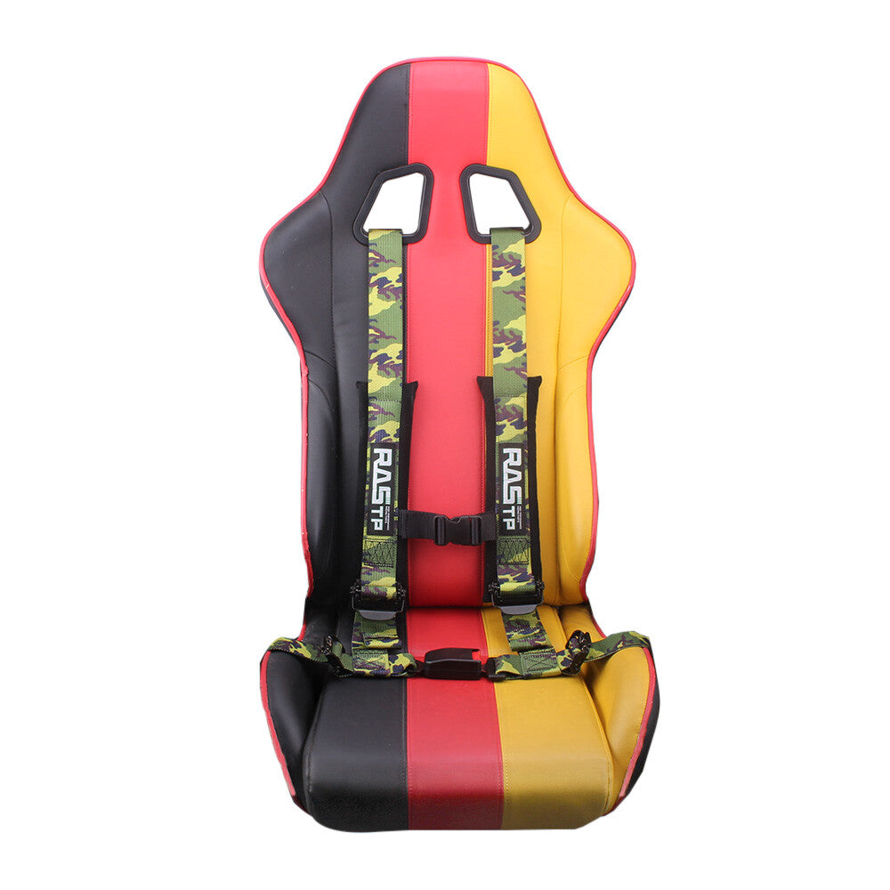 RASTP Universal 4 Point 2�Racing for Seat Belt Harness Shoulder Pad Buckle Q