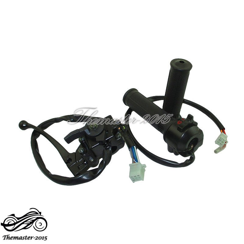Handlebar Switch Lever Grips Set for Honda Replica Monkey Bike Z50 Q