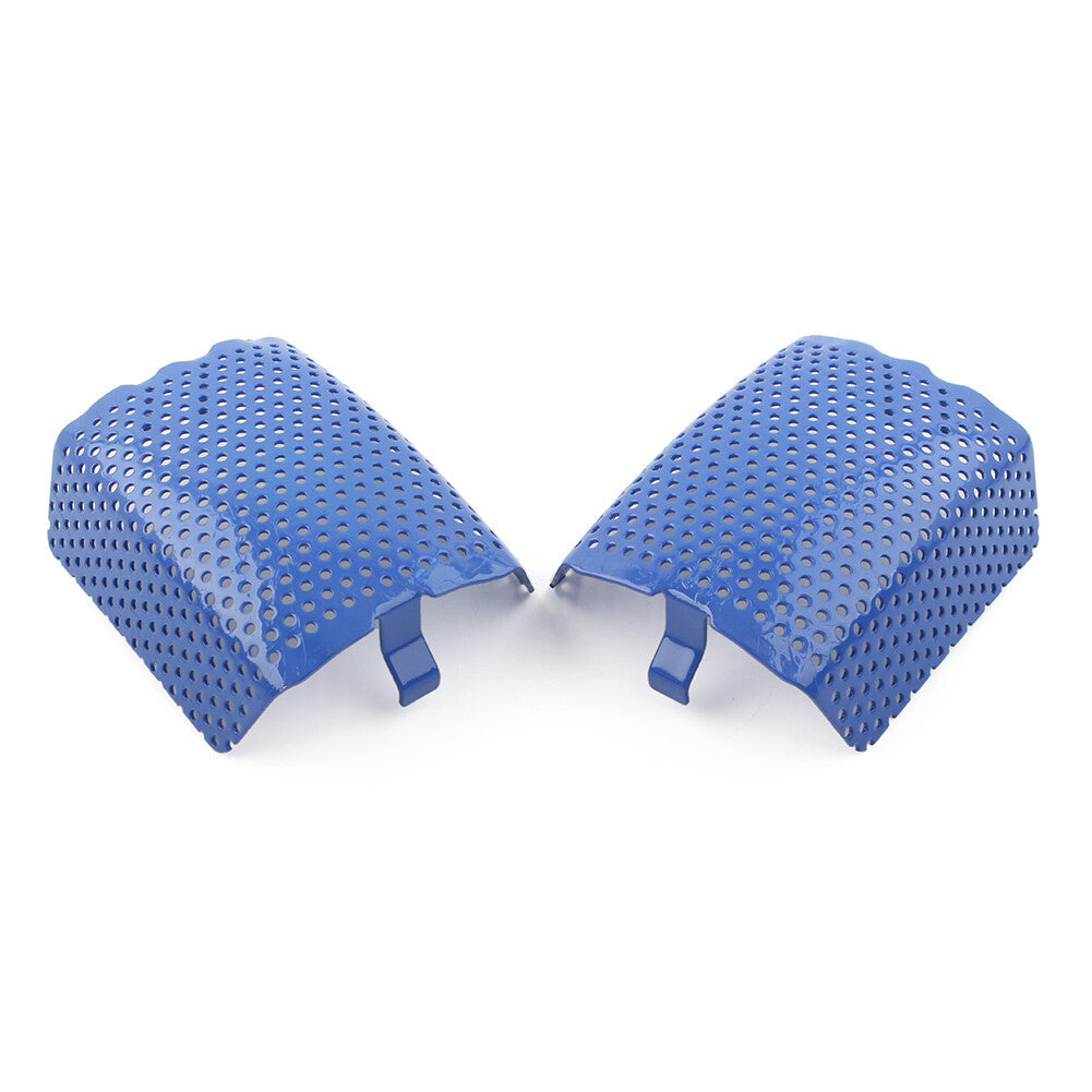 Steel Front Caliper Screen Inserts for Harley V-Rod & Touring 2006-2019 Blue Q