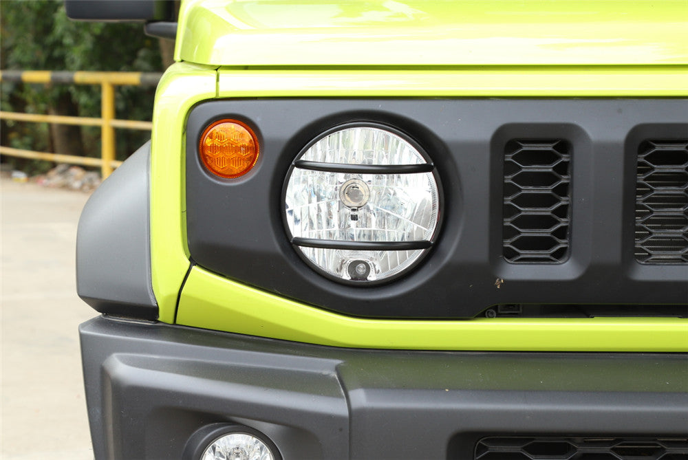 Iron Black Front Headlight Lamp Guard Cover for Suzuki for Jimny 2019-23 Accessories