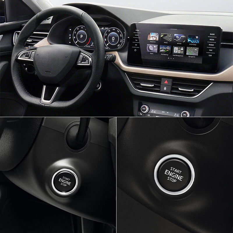 Ignition Engine Start Stop Switch Button for Skoda Karoq Kodiaq Superb Octavia