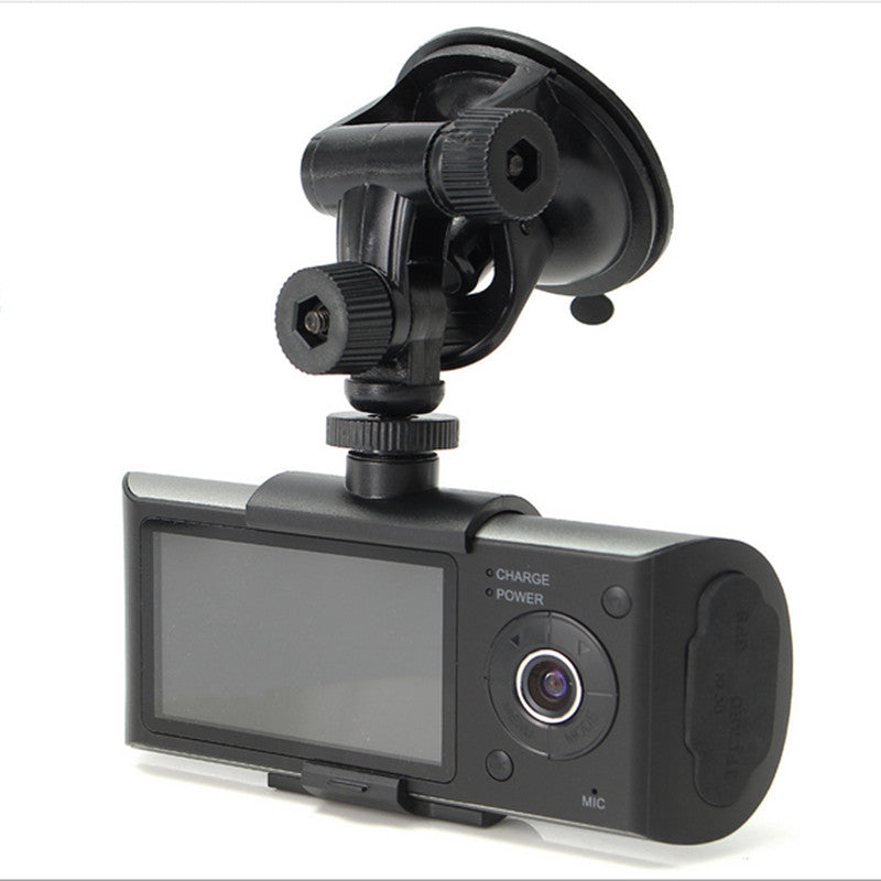 Car DVR, Car Video GPS Recorder, Dash Cam G Sensor, Dual Lens Camera - n