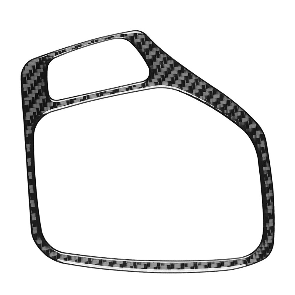 Carbon Fiber Black Gear Shift Panel Cover Trim for Jeep Cherokee 2014-2018 Q