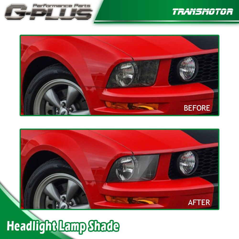 2005 - 2009 for Mustang Smoke Light Replacement Lens Left + Right Fits - v