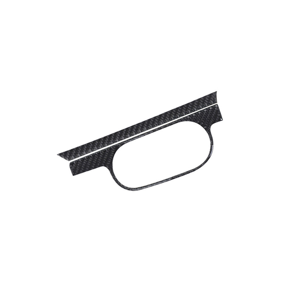 2Pcs Red Carbon Fiber Front Defogging Frame Cover Trim for KIA Cadenza 2014-2016 v