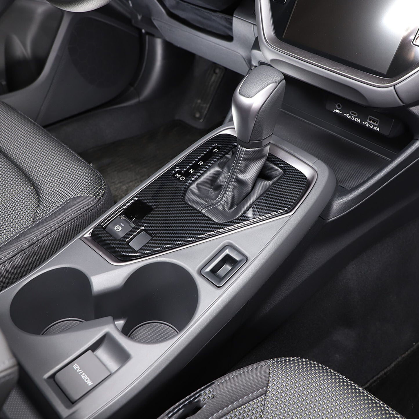 Pear wood center console gear shift frame panel cover suitable for tundra/Sequoia 2022-23- v