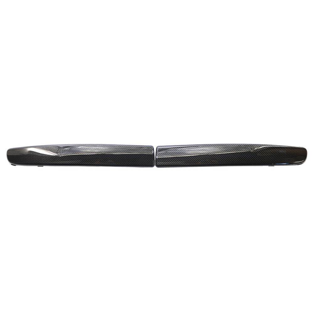 for Fiat 500 2007-15 2008 2009 10 735455056 735455057 Front Bumper Moulding Trim
