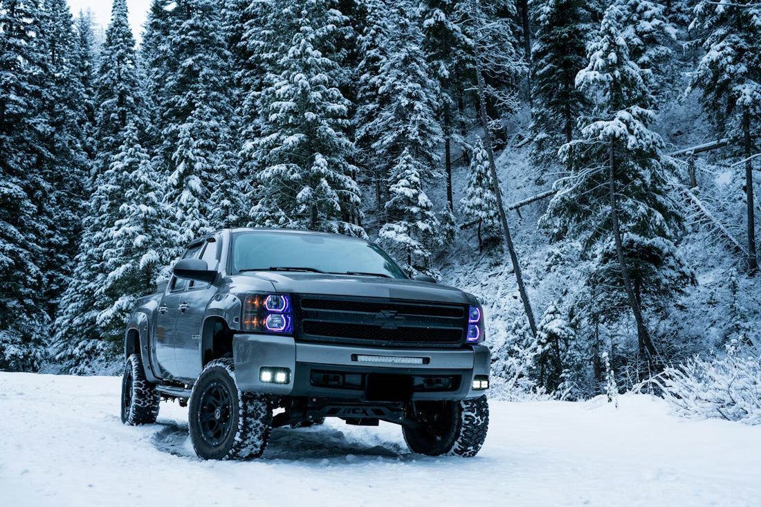 Custom Chevy Silverado dash cover for full dashboard protection and anti-glare