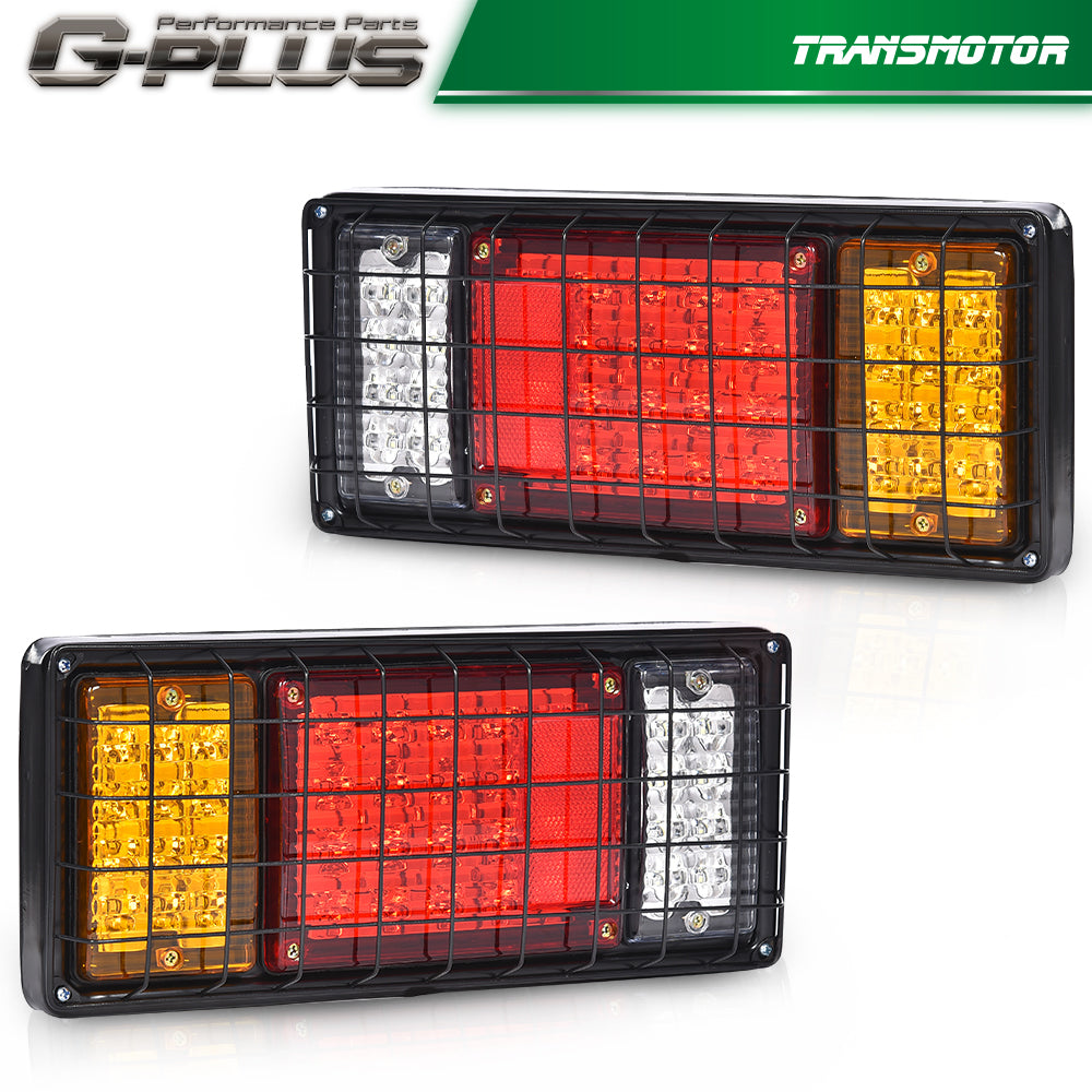 x 40 LED rear turn signal brakes and reverse driving lights for trucks, trailers, RVs, and campervans. Q