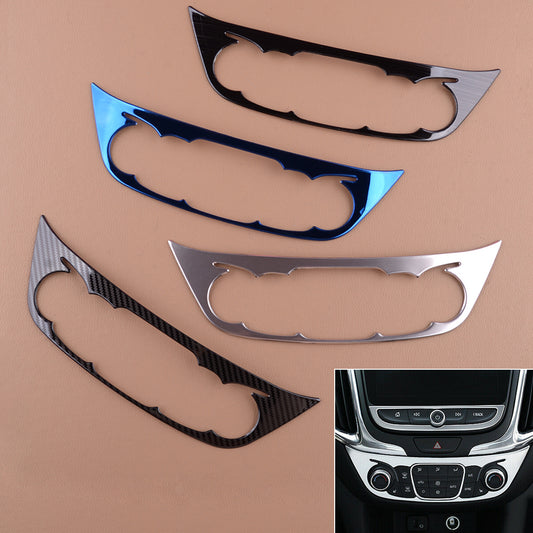 Steel Center A/C Control Panel Cover Trim fit for Equinox 2018-19 New v