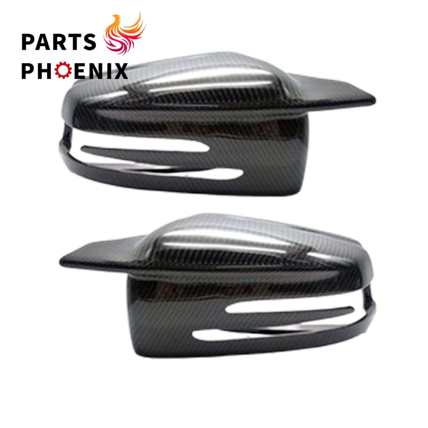 Carbon Fiber Wing Mirror Cover Caps for Mercedes for AMG C63 A45 CLA45 CLS63 E63 SXj