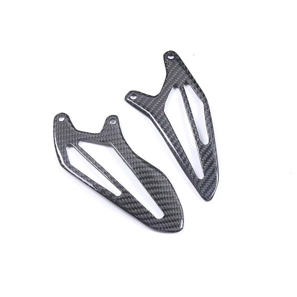 100% Carbon Fiber Side Foot Peg Guard Panel Fairing for Yamaha R7 2022-2023