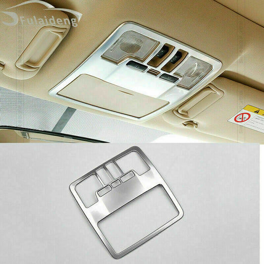 1X Silver Interior Reading Light Lamp Cover Trim for Toyota Highlander 2014-2019
