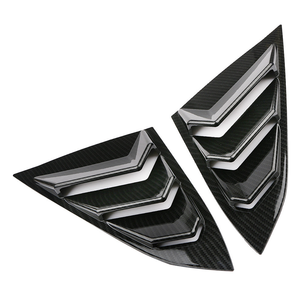 Carbon fiber exterior vent cover for Honda for Civic 2016-2018 ABS.