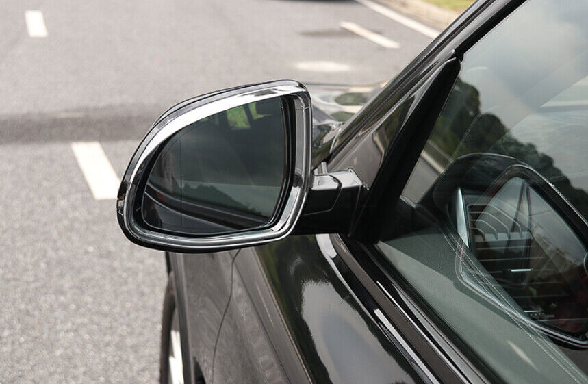 Fit for BMW X3 G01 2018-2021 ABS Chrome Rear View Mirror Sun Rain Guard Trim 2P