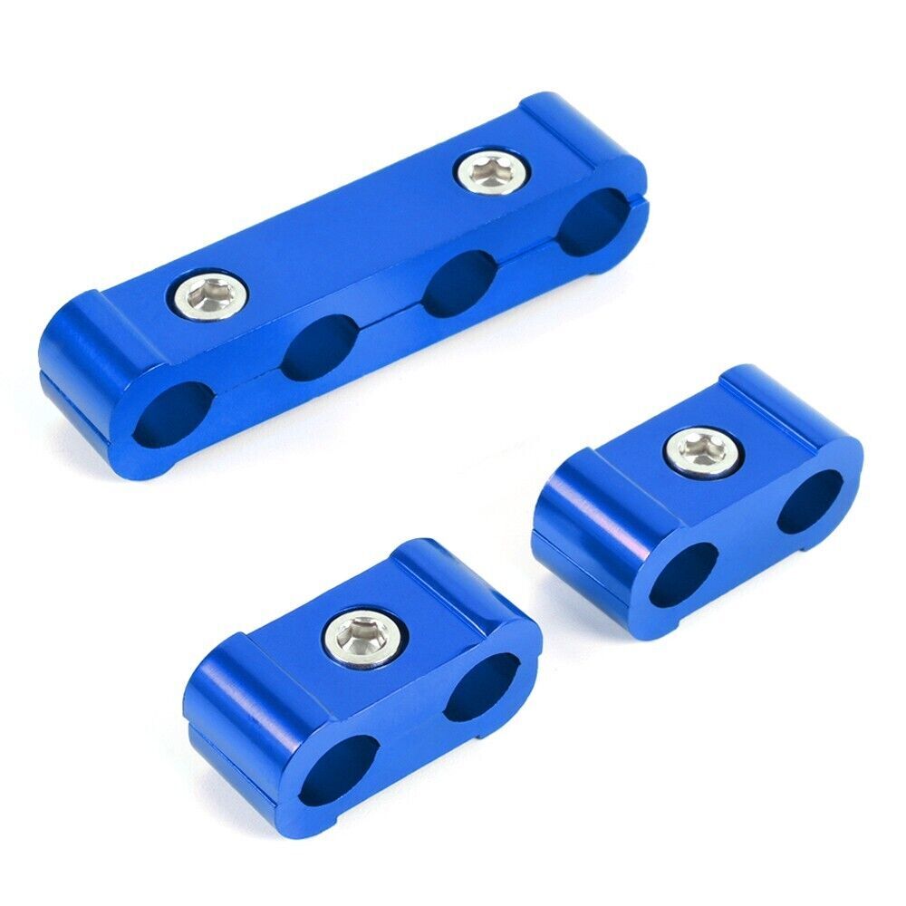 Blue Engine Spark Plug Wire Separator Divider Clamp Wire Separator Divider 3PCS Q
