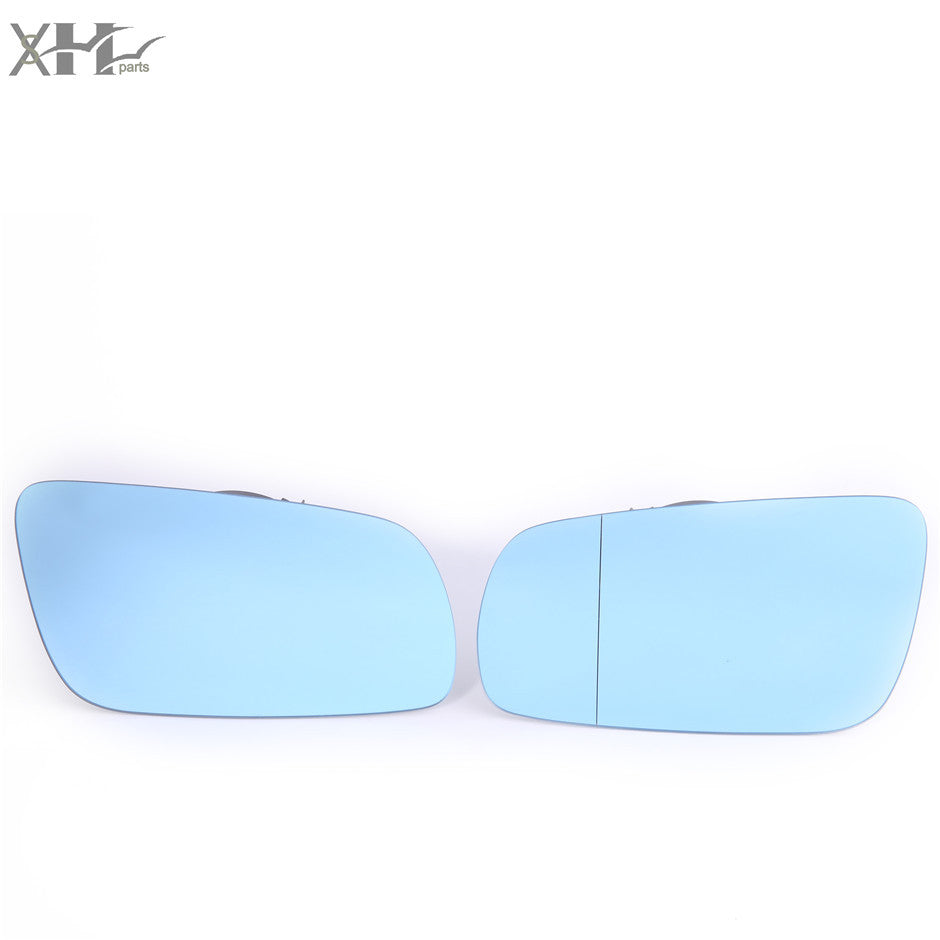 L&R Blue Heated Mirror Glass Power for VW for Jetta for Bora for Golf MK4 for Passat B5 Sharan