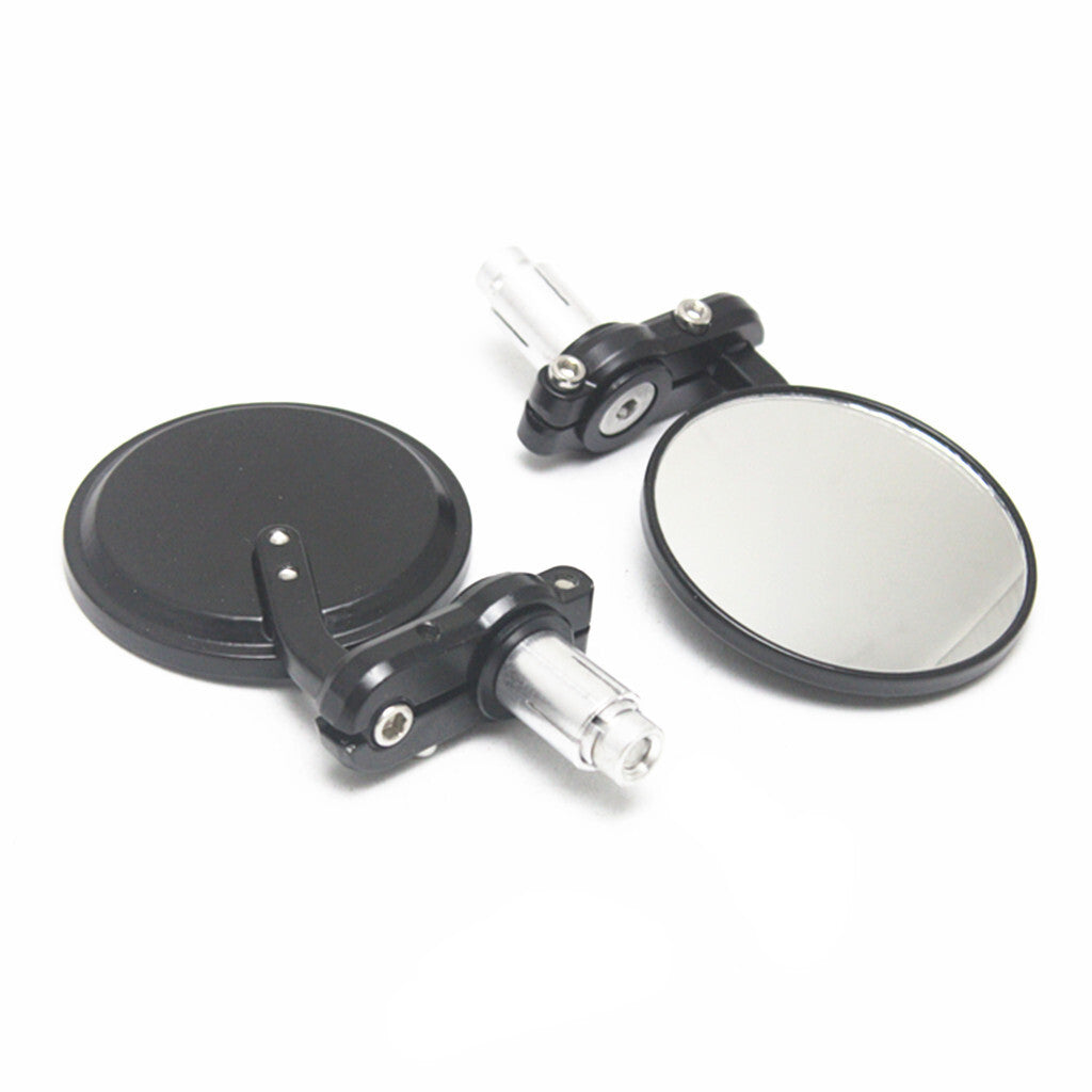 for SUZUKI DRZ400 Black Foldable Motorcycle CNC 7/8 Bar End Mirrors Rearview