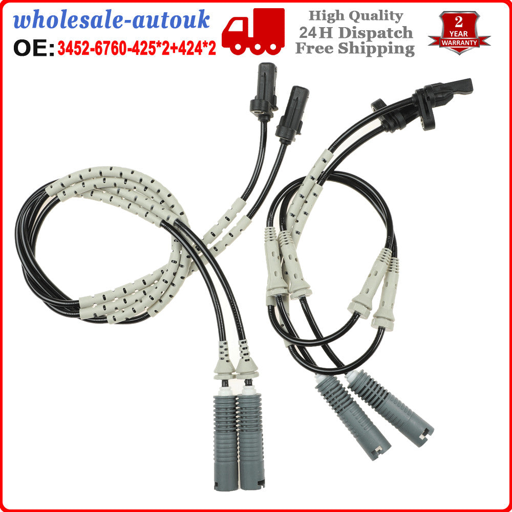 4PCS Front Rear ABS Wheel Speed Sensor for BMW e90 128i/325i/335i 323i 325d 325i Q