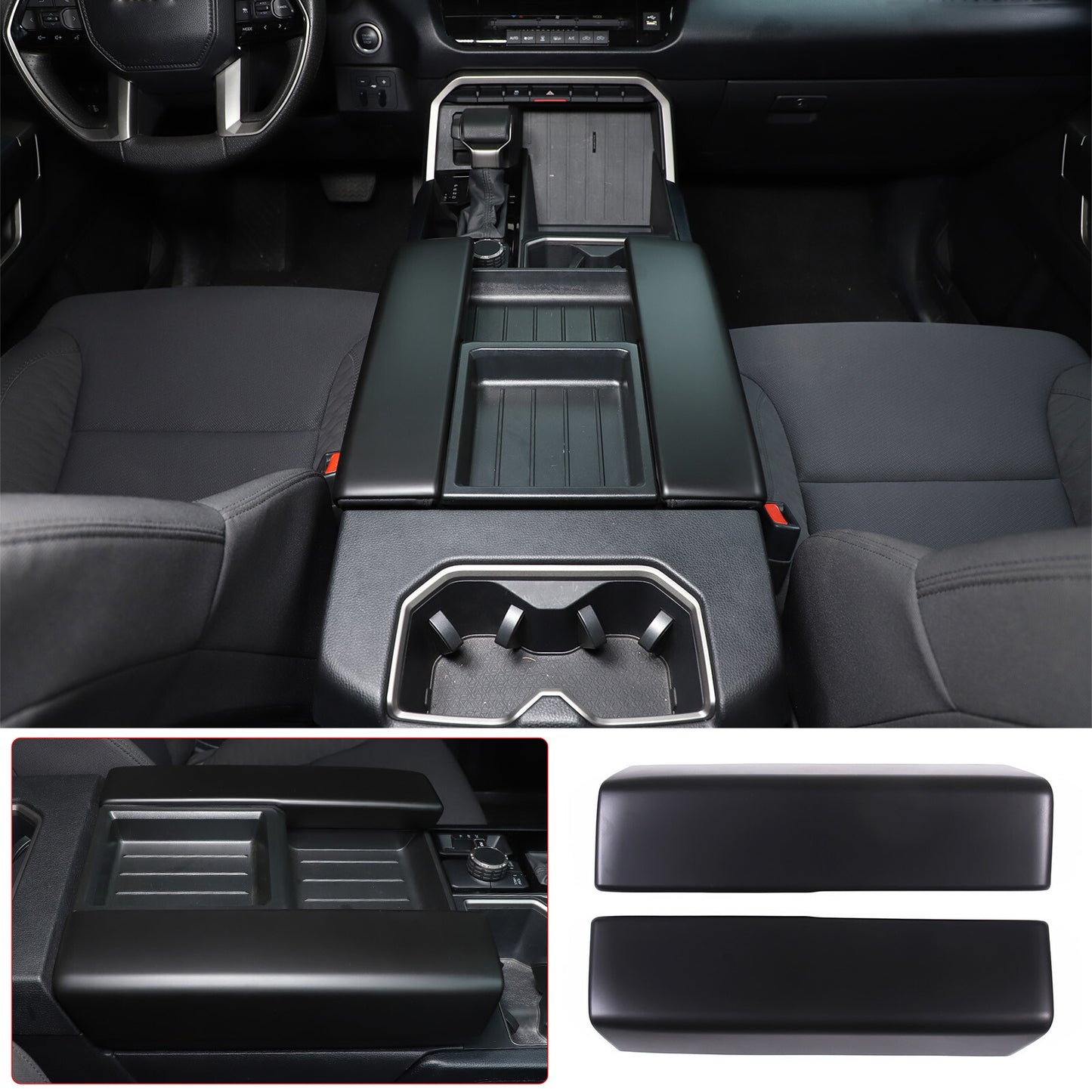 ABS carbon fiber air conditioning mode button frame decoration suitable for Corvette C7 2014-2017- v